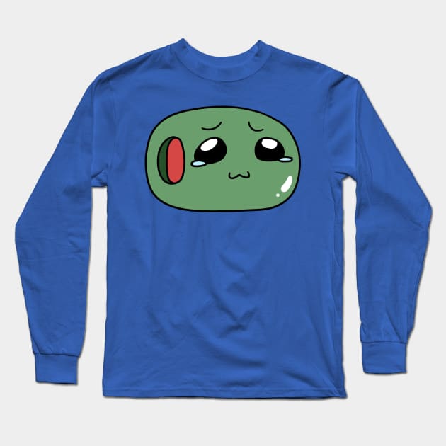 Cute Teary Olive Long Sleeve T-Shirt by saradaboru